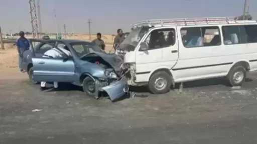 إصابة 7 أشخاص في حادث سير على كورنيش مدينة مرسى مطروح