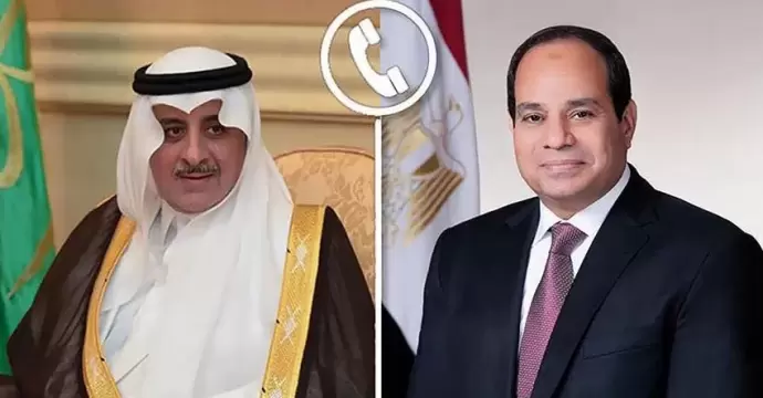 الرئيس السيسي يتلقى اتصالًا هاتفيًا من أمير تبوك للتهنئة بحلول شهر رمضان المبارك