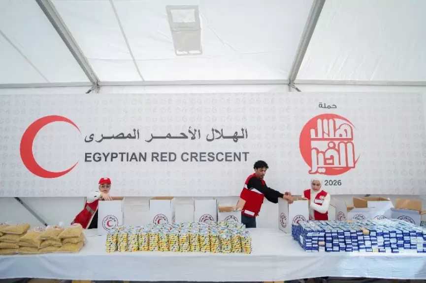 الهلال الأحمر المصري يُطلق حملة «هلال الخير» لدعم أهل غزة