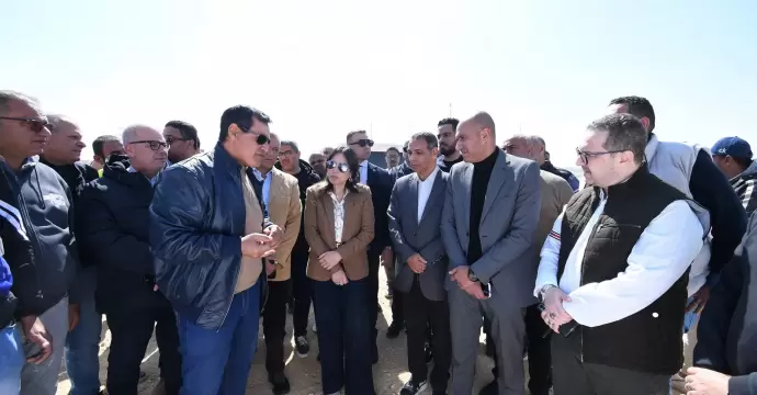 وزيرة الإسكان تتفقد منطقة الرابية بمدينة الشروق لمتابعة الموقف التنفيذي لأعمال المرافق