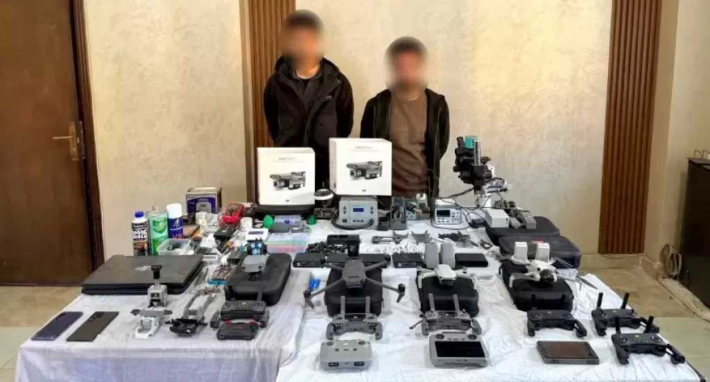 ضبط متهمين بحوزتهما 4 طائرات درون بدون تصريح في بني سويف