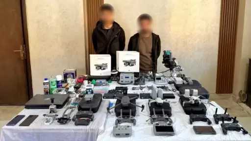 ضبط متهمين بحوزتهما 4 طائرات درون بدون تصريح في بني سويف