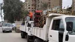 حملات مكثفة للنظافة العامة ورفع الإشغالات وتمهيد الطرق وصيانة... حملات مكثفة للنظافة العامة ورفع الإشغالات وتمهيد الطرق وصيانة الإنارة بثلاثة مراكز بالفيوم