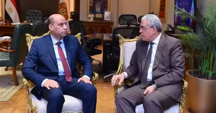 وزير العمل يستقبل رئيس النقابة العامة للعاملين بالمالية والضرائب والجمارك