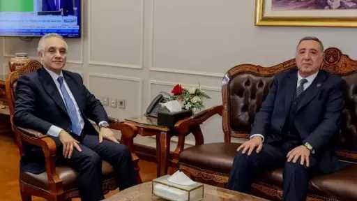 وزير العدل يستقبل رئيس المحكمة الدستورية العليا