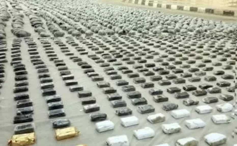ضبط 3.5 طن مخدرات بقيمة 240 مليون جنيه خلال مداهمة بؤر إجرامية بعدة محافظات