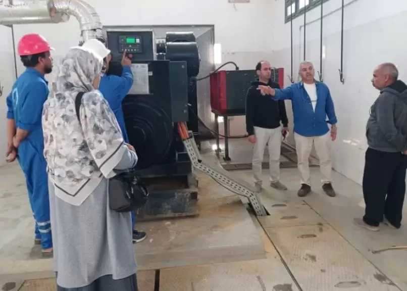 متابعة محطة معالجة الطور الجديدة تمهبدا لنقل تبعيتها لشركة المياه