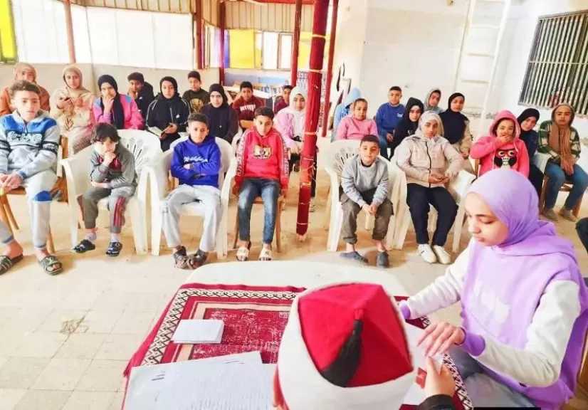 تنظيم مسابقة دينية في حفظ القرآن الكريم بشباب بيلا بكفرالشيخ