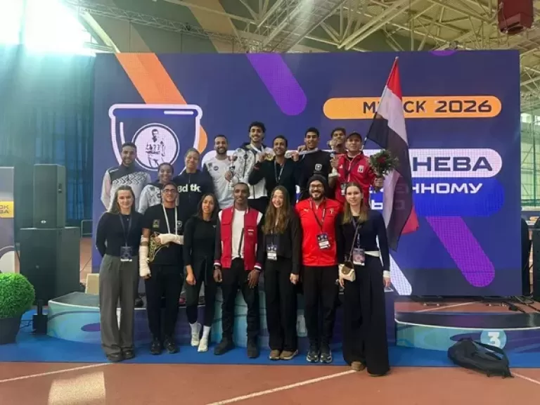 مصر تتوج بذهبية وفضية في بطولة كأس بافيل للخماسي الحديث