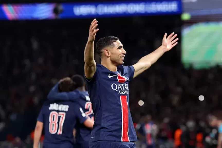 حكيمي على رأس قائمة باريس سان جيرمان لمباراة لوهافر