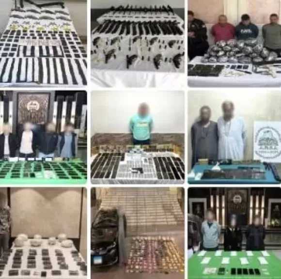 مصرع عنصر إجرامي شديد الخطورة وضبط مخدرات بـ73 مليون جنيه في بني سويف