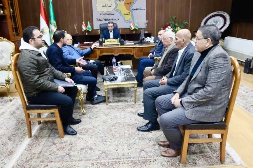 محافظ المنوفية يبحث إنشاء مبنى توسعات جديد بمستشفى بركة السبع المركزي بالمشاركة المجتمعية