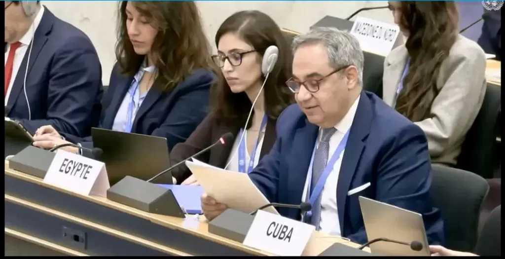 مندوب مصر بحنيف: القاهرة حريصة على استعادة الأمن والاستقرار في السودان