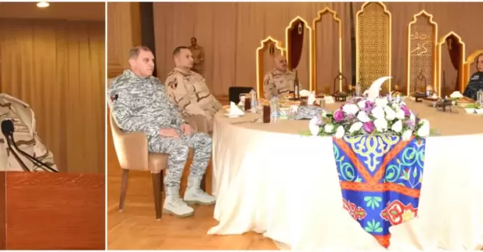 وزير الدفاع يلتقي مقاتلي القوات البحرية والمنطقة الشمالية العسكرية ويشاركهم وجبة الإفطار
