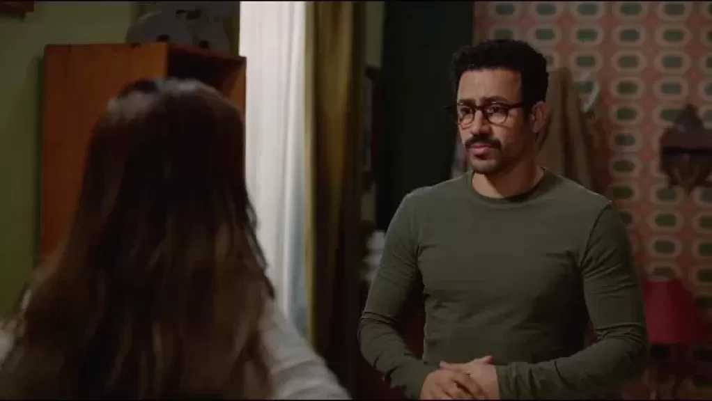 طلاق أحمد داود وميرنا جميل في أول حلقه من بابا وماما جيران