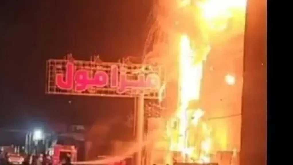 إصابة 6 أشخاص في حريق هائل بمخازن مول مفروشات شهير بالمحلة