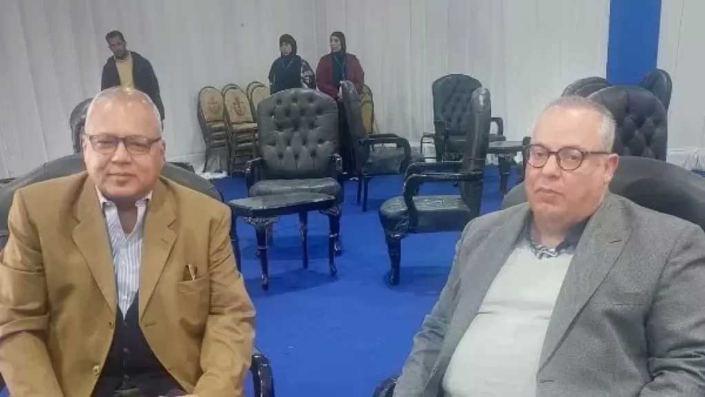 وزير الري السابق يدلي بصوته في انتخابات نقابة المهندسين بلجان القاهرة