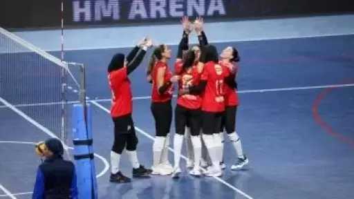 الأهلى يهزم سبورتنج فى الدور النهائى بدورى السوبر الممتاز للآنسات