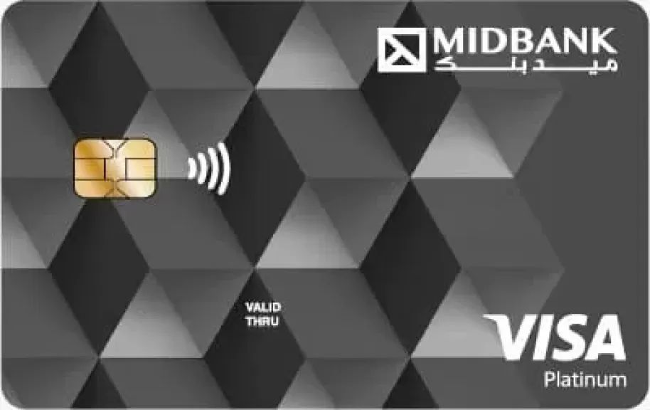 ميدبنك يتعاون مع Visa و Modupay لإطلاق بطاقة Visa Platinum Cashback الائتمانية بمزايا حصرية لعملاء الشريحة المميزة