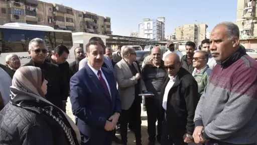 محافظ بورسعيد يقرر تعميم المسطحات الخضراء في مشروعات تطوير حي الضواحي