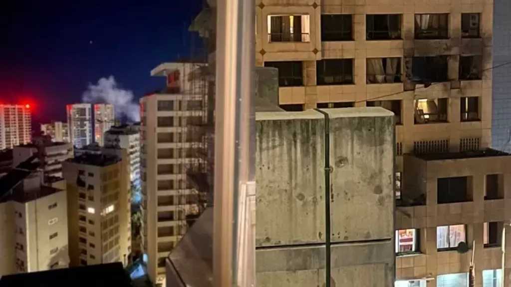 إخلاء فندق رمادا المستهدف في الروشة ببيروت.. والنازحون يغادرون المنطقة