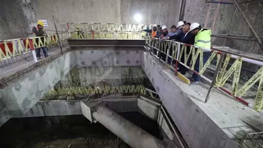 وزير النقل يتفقد محطة الملك الصالح بمشروع المرحلة الأولى للخط الرابع للمترو