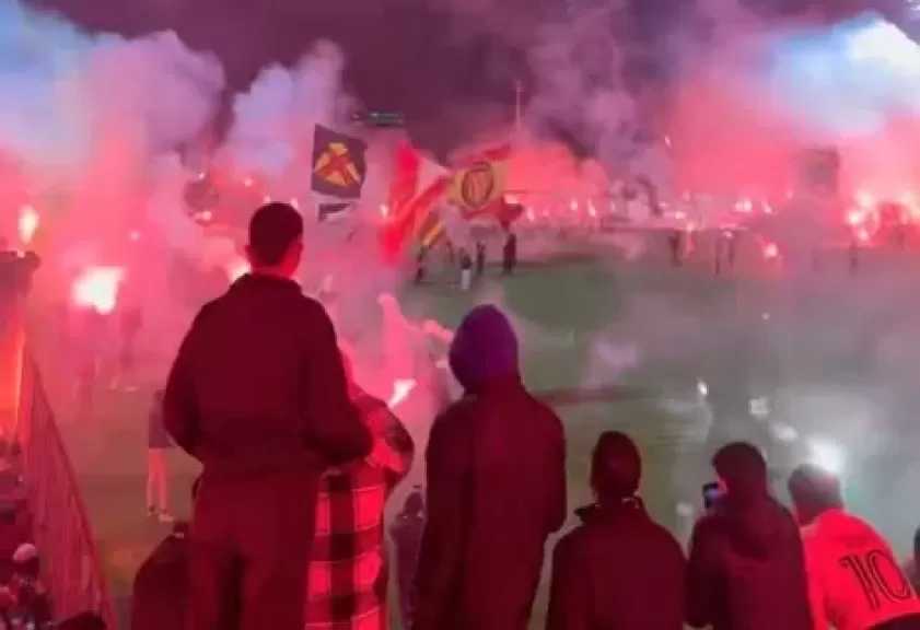 دعم جماهيري كبير في تدريبات الترجي قبل مواجهة الأهلي