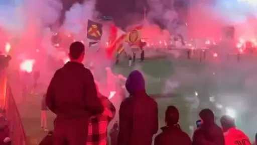 دعم جماهيري كبير في تدريبات الترجي قبل مواجهة الأهلي