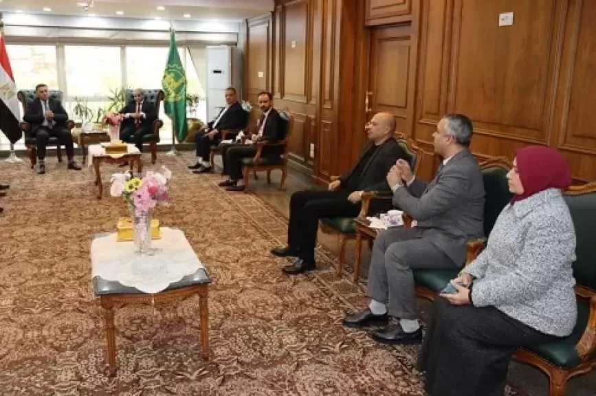 محافظ القليوبية يعقد لقاء مع أعضاء نقابة المهندسين الجدد