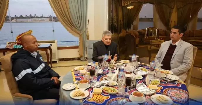 رئيس قناة السويس خلال حفل الإفطار السنوي: تطوير القطاع الجنوبي نجح في زيادة معدلات الأمان الملاحي