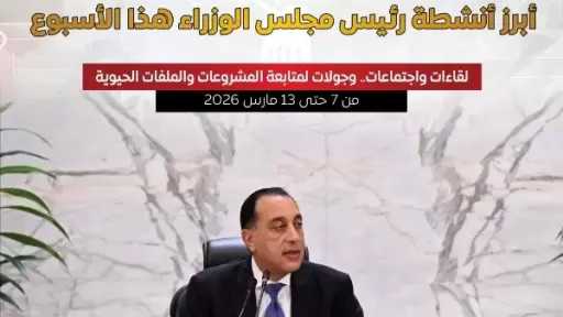 المركز الإعلامي لمجلس الوزراء يستعرض أبرز أنشطة رئيس الوزراء هذا الأسبوع