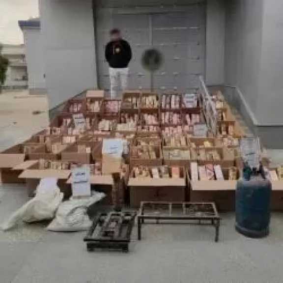 ضبط 1.5 مليون قطعة ألعاب نارية خلال حملات أمنية موسعة بعدة محافظات