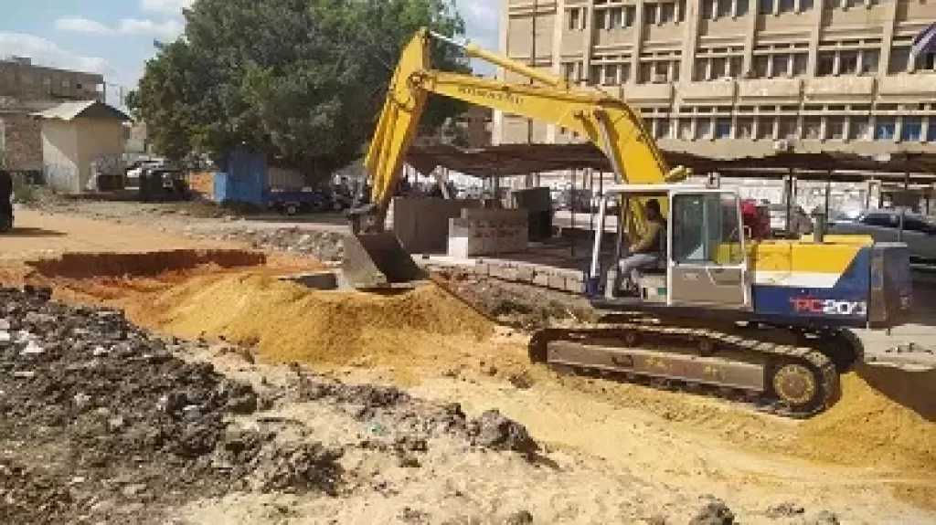 محافظ الغربية يتابع تنفيذ كورنيش المحلة الجديد