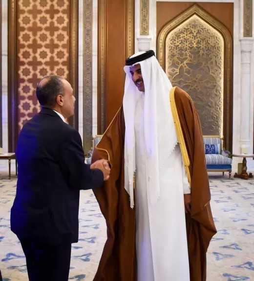وزير الخارجية ينقل رسالة دعم كامل وتضامن مصر التام إلى سمو أمير دولة قطر ويبحث سبل خفض التصعيد الإقليمي