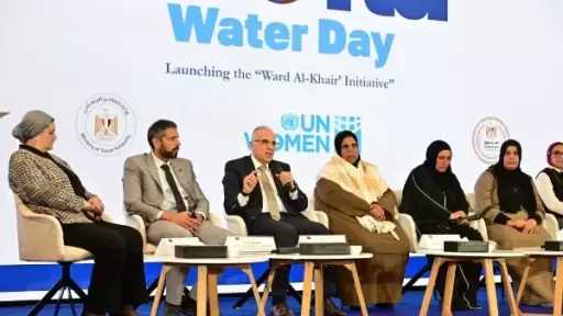 رئيس القومي للطفولة تشهد احتفالية اليوم العالمي للمياه