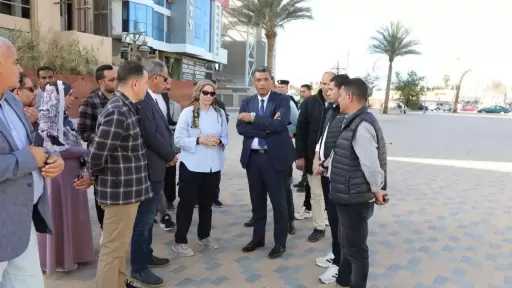 محافظ البحر الأحمر يوجه بتكثيف النظافة ورفع كفاءة الممشى السياحي بالغردقة