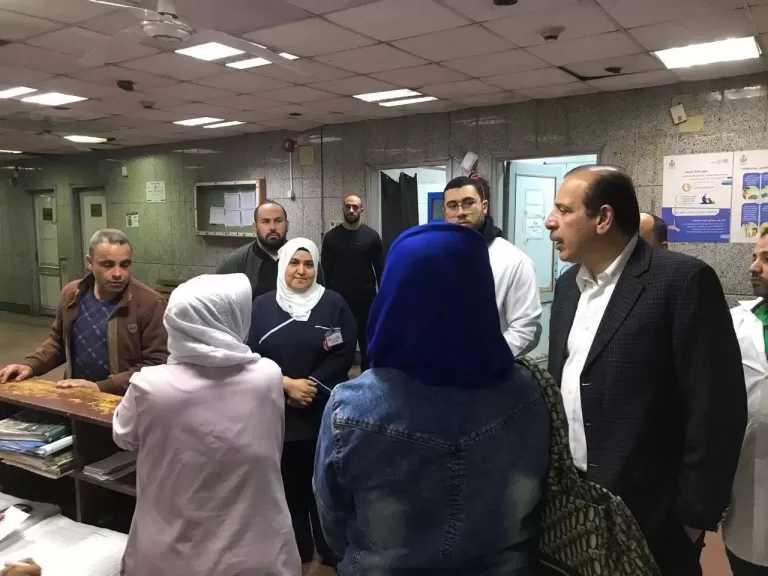 نائب وزير الصحة يتفقد مستشفيات “منشية البكري والزاوية وسراي القبة” بالقاهرة
