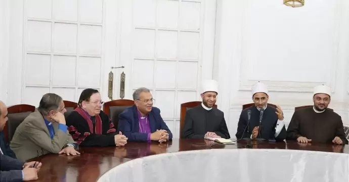 وزير الأوقاف يستقبل رئيس الطائفة الإنجيلية بالمجلس الأعلى للشئون الإسلامية للتهنئة بعيد الفطر المبارك
