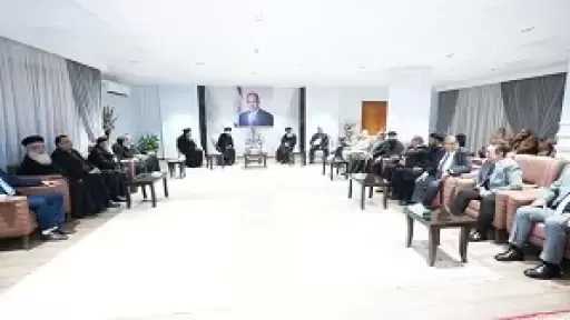 محافظ أسيوط يستقبل رجال الدين الإسلامي والمسيحي لتبادل التهنئة بقرب حلول عيد الفطر