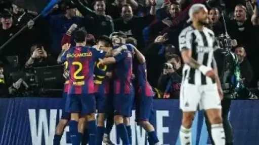 برشلونة يدمر شباك نيوكاسل بسباعية ويعبر لربع نهائي دوري أبطال أوروبا