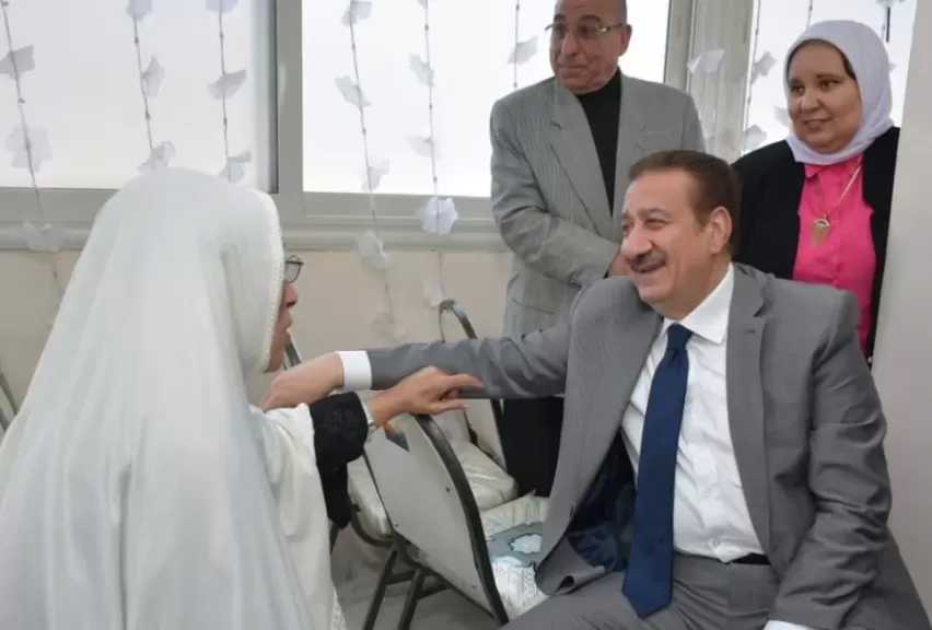 محافظ بورسعيد يزور دار مسنين بورفؤاد ويقرر دعمها بـ100 ألف جنيه