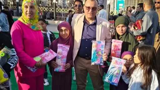 أمانة العمل الجماهيري بـ”مستقبل وطن” البحر الأحمر ترسم البهجة على وجوه الأطفال في أول أيام عيد الفطر بالغردقة