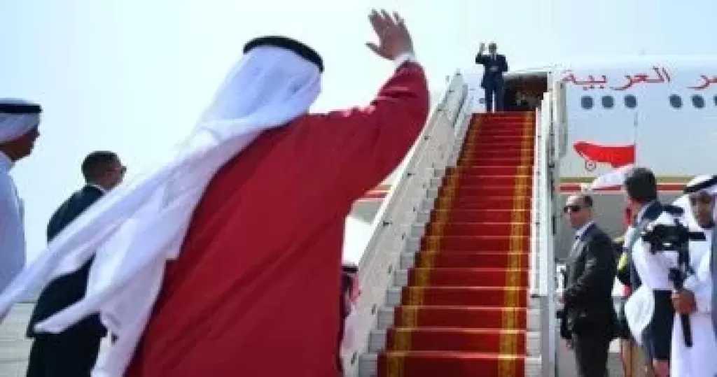 الرئيس السيسى يعود إلى أرض الوطن بعد زيارة أخوية للبحرين والسعودية