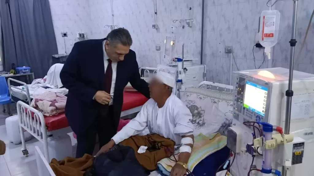وكيل صحة كفر الشيخ يتفقد مستشفى فيصل سعود للغسيل الكلوي.. صور