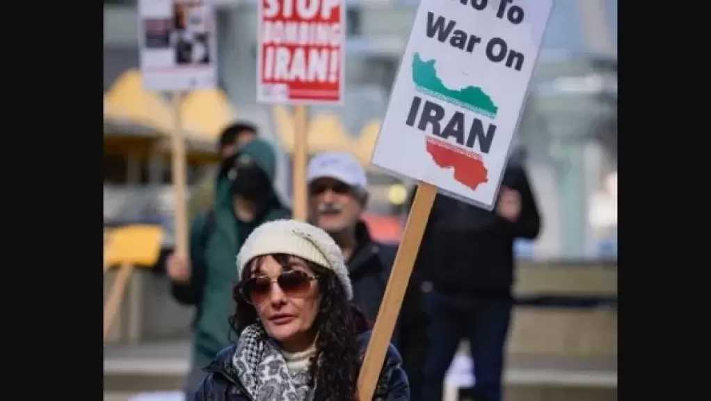 مظاهرات في كندا احتجاجاً على الهجمات الأمريكية الإسرائيلية على إيران