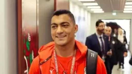 انتظام ربيعة ومصطفى محمد وإبراهيم عادل في تدريبات المنتخب