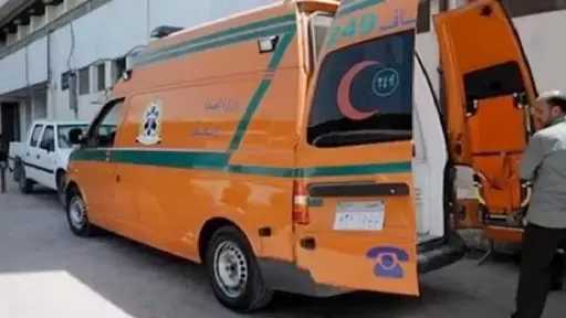 إصابة 8 أشخاص إثر انقلاب ميكروباص على الطريق الأوسطى