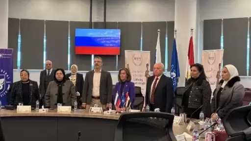المجلس القومي للمرأة يشارك في احتفالية جامعة كازان الفيدرالية بالقاهرة بمناسبة يوم المرأة العالمي