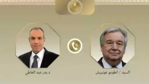 وزير الخارجية وسكرتير الأمم المتحدة يبحثان تطورات الأوضاع فى الشرق الأوسط