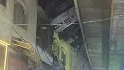 المعاينة الأولية: اختلال عجلة القيادة وراء انقلاب أتوبيس بدائرى أحمد عرابى